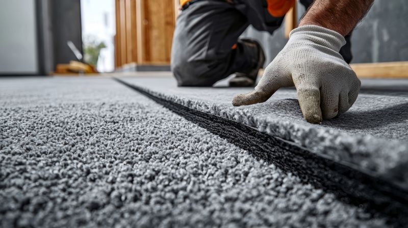 Basement Carpet Stretching in Roswell, GA